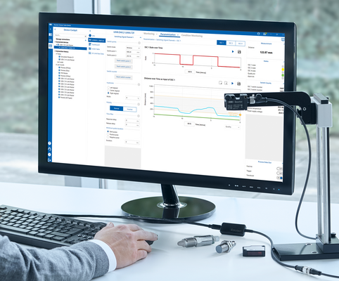 IO-Link funktioniert mit Standardverkabelung. Das spart nicht nur Materialkosten, sondern auch Zeit. Dank M12 Steckern ist ein IO-Link Master in wenigen Minuten bestückt. Bild: Baumer IO-Link funktioniert mit Standardverkabelung. Das spart nicht nur Materialkosten, sondern auch Zeit. Dank M12 Steckern ist ein IO-Link Master in wenigen Minuten bestückt. Bild: Baumer