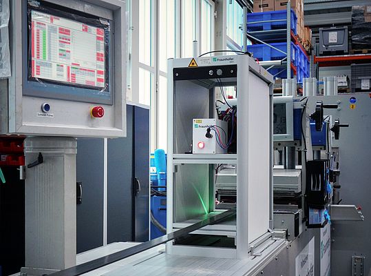 Im Projekt PulLoop entstand ein integrierbares Messsystem, das die Produktqualität direkt in der laufenden Fertigung funktional, wirtschaftlich und schnell implementierbar überwacht. © Fraunhofer IGCV Im Projekt PulLoop entstand ein integrierbares Messsystem, das die Produktqualität direkt in der laufenden Fertigung funktional, wirtschaftlich und schnell implementierbar überwacht. © Fraunhofer IGCV