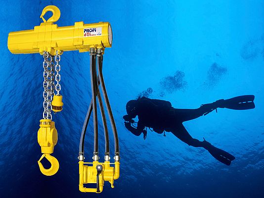 JDN-Unterwasser-Hebezug Profi 6 TI, Tragfähigkeit 6 t.
