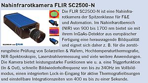 Nahinfrarotkamera von FLIR