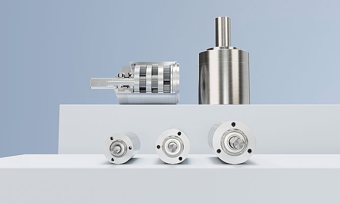 Flexible Planetengetriebe-Familie mit bis zu 42 mm Durchmesser Flexible Planetengetriebe-Familie mit bis zu 42 mm Durchmesser