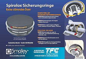Spirolox Sicherungsringe ohne störende Ösen