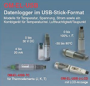 OM-EL-USB Datenlogger