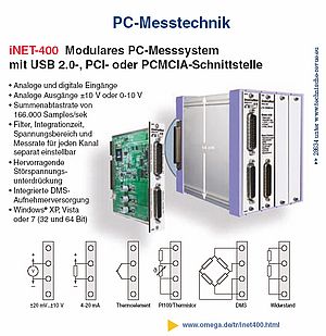 iNET-400 modulares PC-Messsystem
