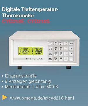 Digitale Tieftemperatur-Thermometer