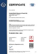 Kardeş Elektrik, ISO 27001 ile uluslararası standartlarda hizmet sunuyor Kardeş Elektrik, ISO 27001 ile uluslararası standartlarda hizmet sunuyor