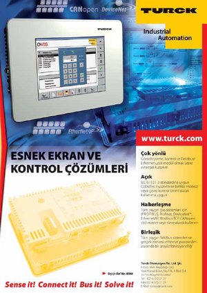 Esnek Ekran ve Kontrol Çözümleri; Turck