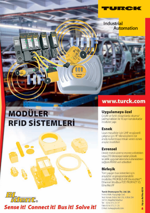 Turck, Modüler RFID Sistemleri