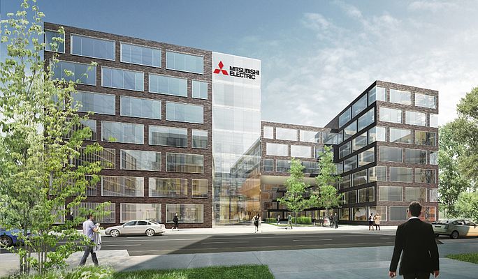 Mitsubishi Electric: Foundation Stone Laid at New Offices in Ratingen