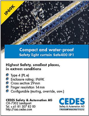 Safety light curtain Safe400 IP1