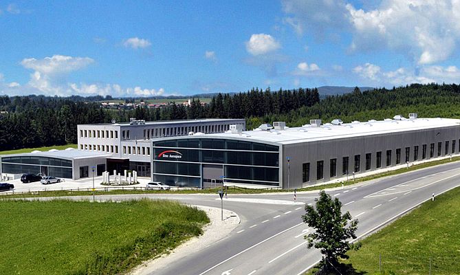 The headquarters of Sitec Aerospace GmbH in Bad Tölz, Germany