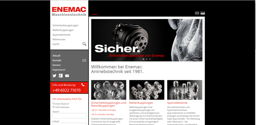 New Look and Functionalities for ENEMAC Website