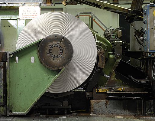 Maintenance has gained more and more importance at the production plant of cold-rolled steel strip in Düsseldorf, Germany