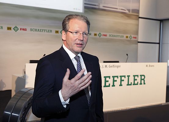 Schaeffler CEO Dr. Juergen M. Geissinger