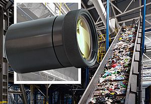 Optimized SWIR Lens for Plastics Recycling