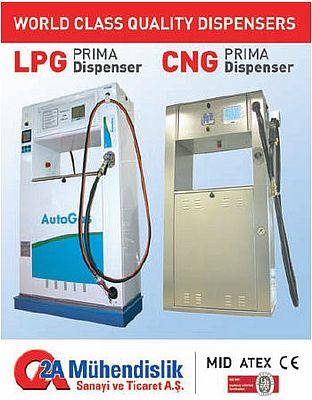 PRIMA, LPG and CNG dispensers