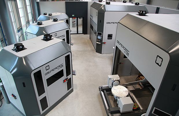 The Gefertec Application Center has several different arc machines in operation