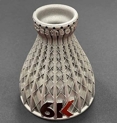 Rocket Nozzle Printed by Castheon made with 6K Powder Derived From Sustainable Sources