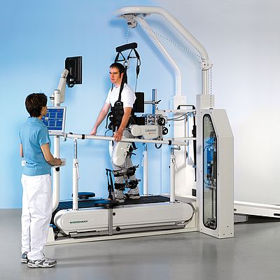 The motion therapy robot Lokomat from Hocoma