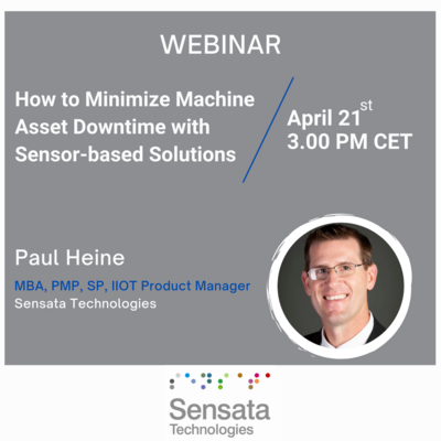 Webinar: How to Minimize Machine Asset Downtime with Sensor-based Solutions