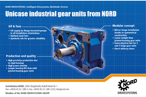 Industrial gear units