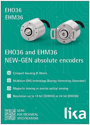 EHO36 and EHM36 NEW-GEN Absolute Encoders EHO36 and EHM36 NEW-GEN Absolute Encoders