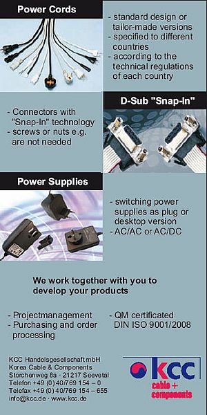 Power Cords, D-sub "Snap-In", Power Supplies