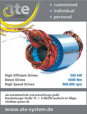 High efficient -, Direct - and High Speed Drives
