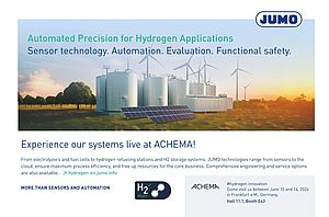 Automated Precision for Hydrogen Applications: Sensor Technology. Automation. Evaluation. Functional Safety.