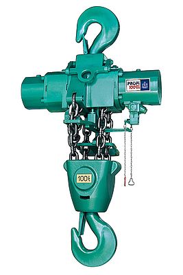 JDN Profi 100 Ti air hoist, part a series of hoists offering lift capacities from 250kg up to 100 tonnes
