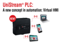 Unistream® PLC: Hardware PLC robusto con HMI virtuale Unistream® PLC: Hardware PLC robusto con HMI virtuale