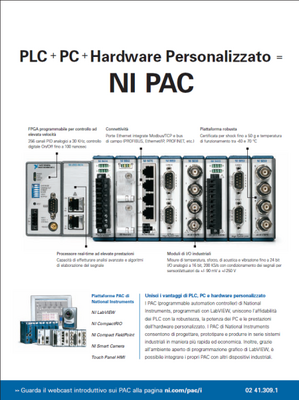 PLC + PC + Hardware personalizzato