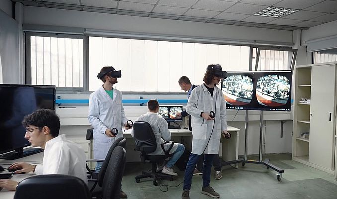 L'ambiente virtuale consente di visitare un impianto reale senza limitazioni fisiche
