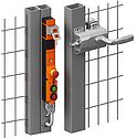 Apertura delle porte di sicurezza confortevole ed ergonomica Apertura delle porte di sicurezza confortevole ed ergonomica