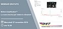 Motion Amplification, Webinar gratuito il 27 novembre Motion Amplification, Webinar gratuito il 27 novembre
