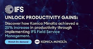 Replay webinar IFS: “Come l’automazione e l’AI stanno guidando il futuro di Konica Minolta”