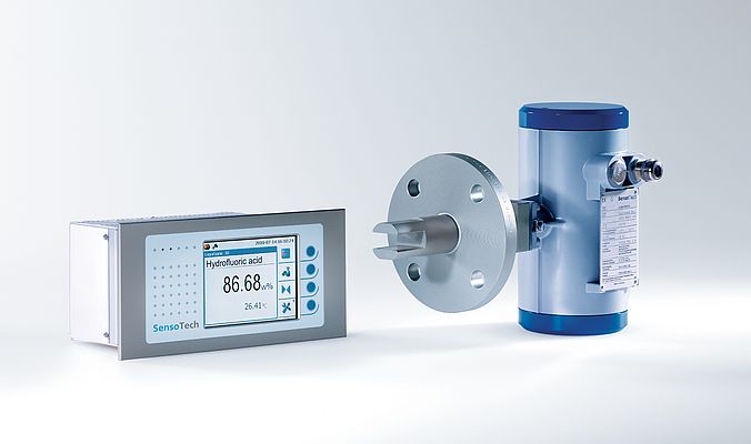 The LiquiSonic® 40 HF inline analyzer by SensoTech is a cost-efficient solution for precisely detecting the hydrofluoric acid strength, water content and concentration of acid soluble oils