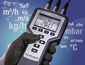 flowtherm NT hand-held unit with datalogger