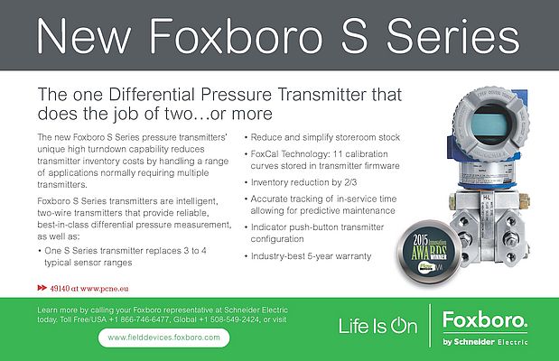 Differential Pressure Transmitter Foxboro S Series