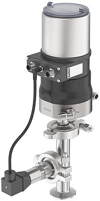 The new Type 8880 compact pressure control system reduces response time to less than 200 ms The new Type 8880 compact pressure control system reduces response time to less than 200 ms