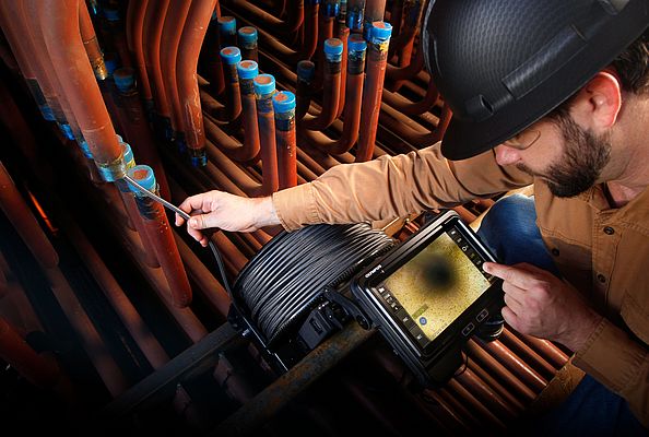 Efficient Video Inspection of Complex Piping Systems