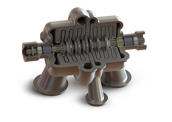 Tests on centrifugal processors showed that there is high saving potential in using the right seal by cutting internal leakage Tests on centrifugal processors showed that there is high saving potential in using the right seal by cutting internal leakage