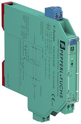 The current drivers for the DIN-rail-based K-System are also available with spring terminals