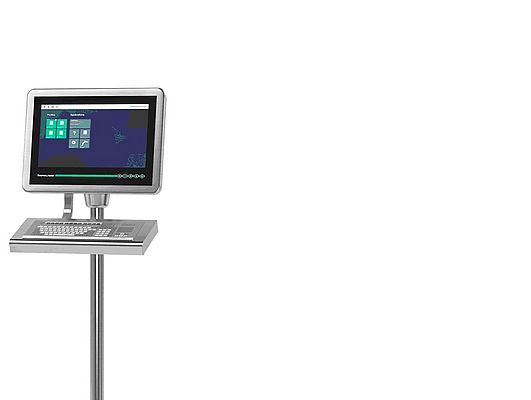 Figure 1: VisuNet GXP: The latest thin client-based remote monitor HMI generation for Zone 1 and 21 applications.