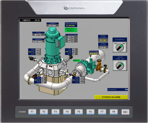 EV chose Unitronics All-in-One PLC+HMI for their hydroelectric turbines