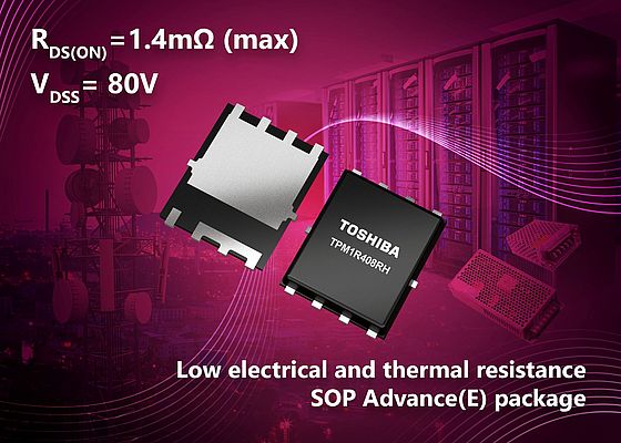 MOSFET 80 V de Toshiba : un rendement accru pour les alimentations industrielles MOSFET 80 V de Toshiba : un rendement accru pour les alimentations industrielles