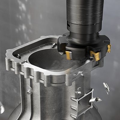 CoroMill MF80 offre un flux de copeaux régulier et des forces de coupe réduites, ce qui le rend très fiable pour les opérations d'ébauche et de finition. CoroMill MF80 offre un flux de copeaux régulier et des forces de coupe réduites, ce qui le rend très fiable pour les opérations d'ébauche et de finition.