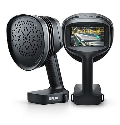 Caméra d'imagerie acoustique industrielle FLIR Si2-Pro™ pour la détection des décharges partielles, des fuites sous pression et des défauts mécaniques Caméra d'imagerie acoustique industrielle FLIR Si2-Pro™ pour la détection des décharges partielles, des fuites sous pression et des défauts mécaniques