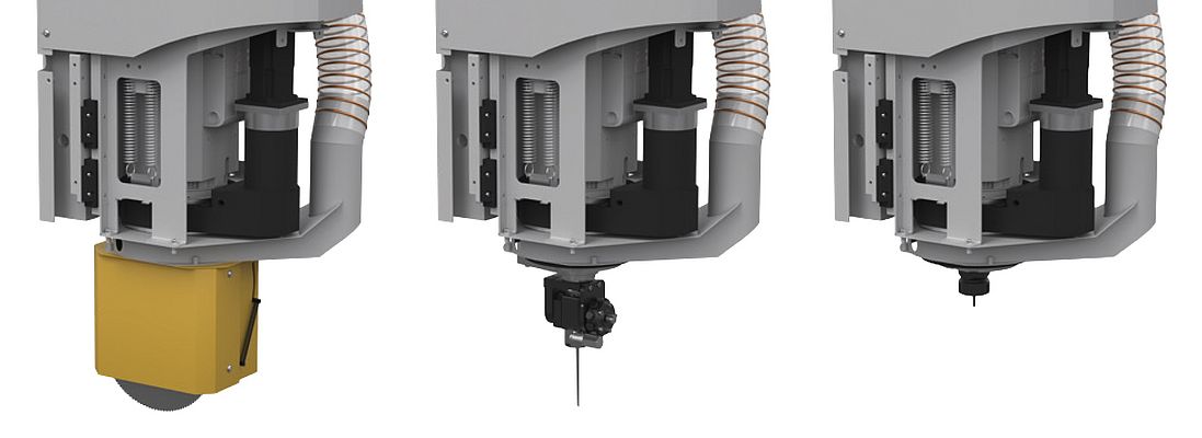 Polyvalence des têtes et outils utilisables - Mecanumeric Polyvalence des têtes et outils utilisables - Mecanumeric