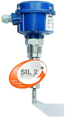 Controllo di livello rotativo con sicurezza Ex e SIL2
